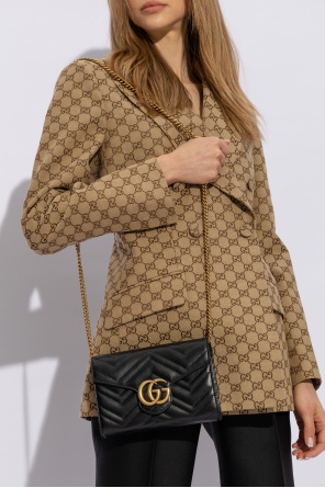 'gg marmont' quilted shoulder bag, zdjęcie 2 'gg marmont' quilted shoulder bag od Gucci